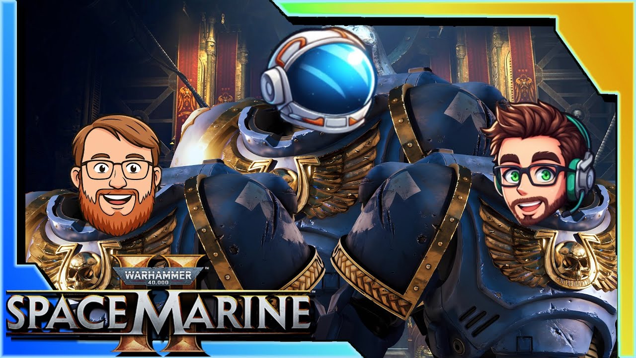 Warhammer 40k Space Marine II co-op playthrough toward the end