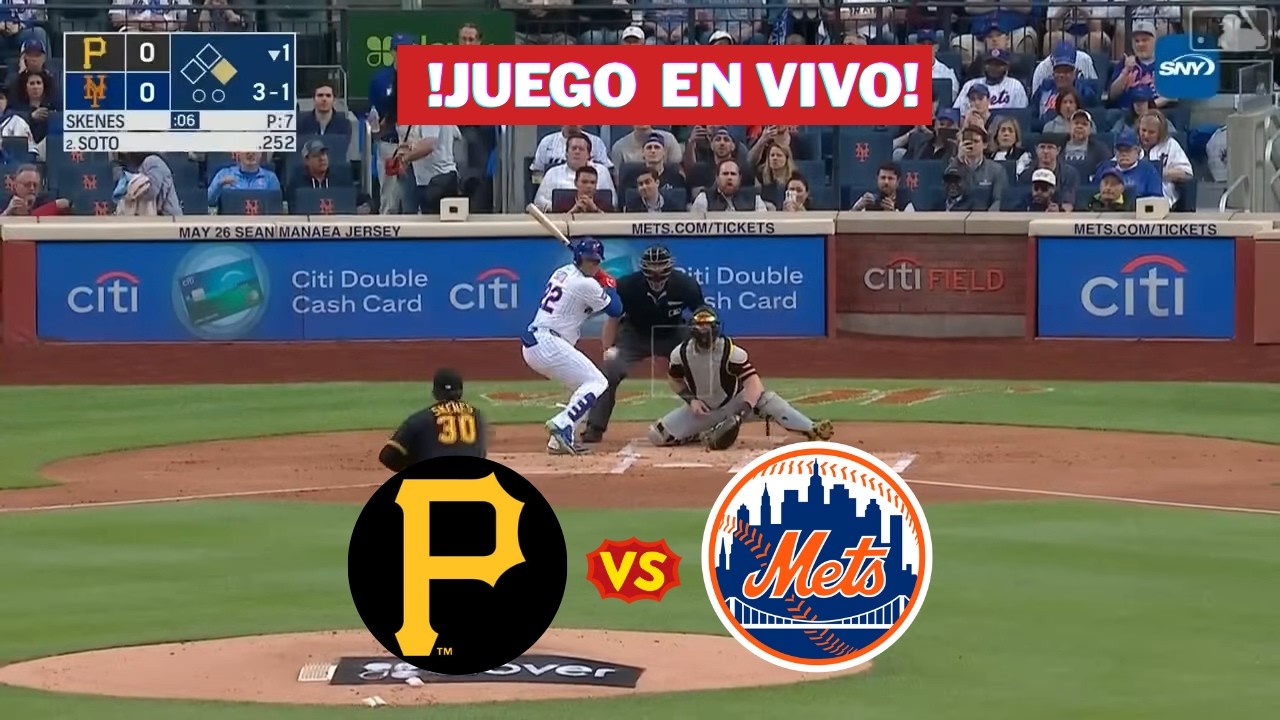 PIRATES 🆚 METS EN VIVO | Narraci&oacute;n en Espa&ntilde;ol | Juego Completo
