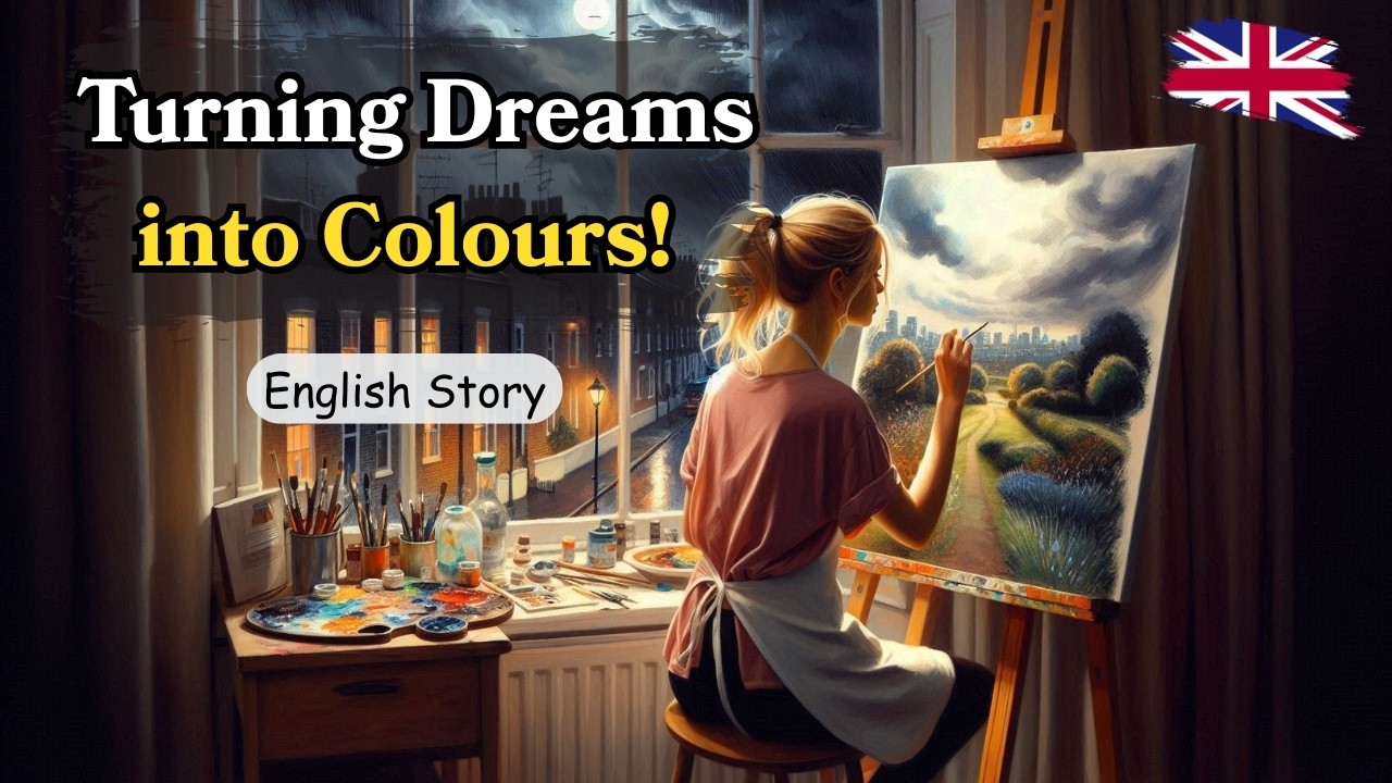 The Midnight Painter &ndash; Turning Dreams into Colours | Improve Your English