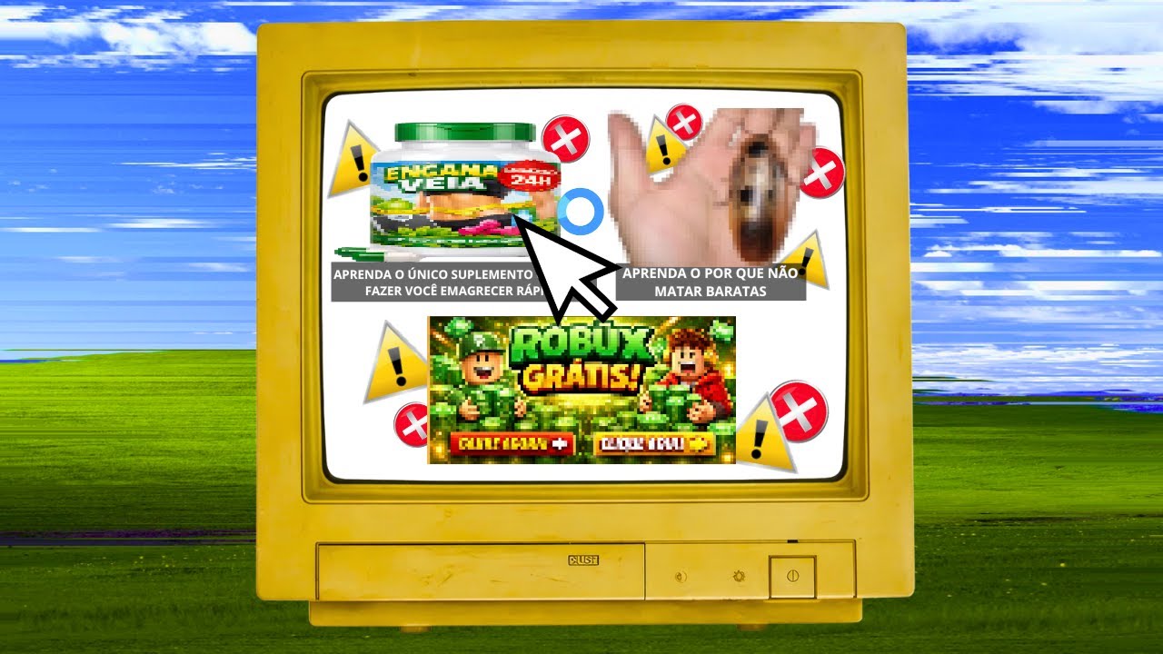 VASCULHEI OS ANÚNCIOS MAIS SUSPEITOS DA INTERNET (e eu acabei pegando um viruskk)