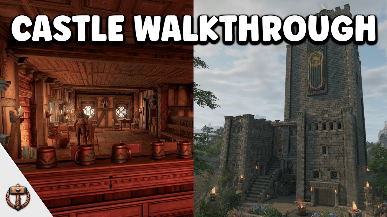 Enshrouded: Castle Build Walkthrough (No Commentary)
