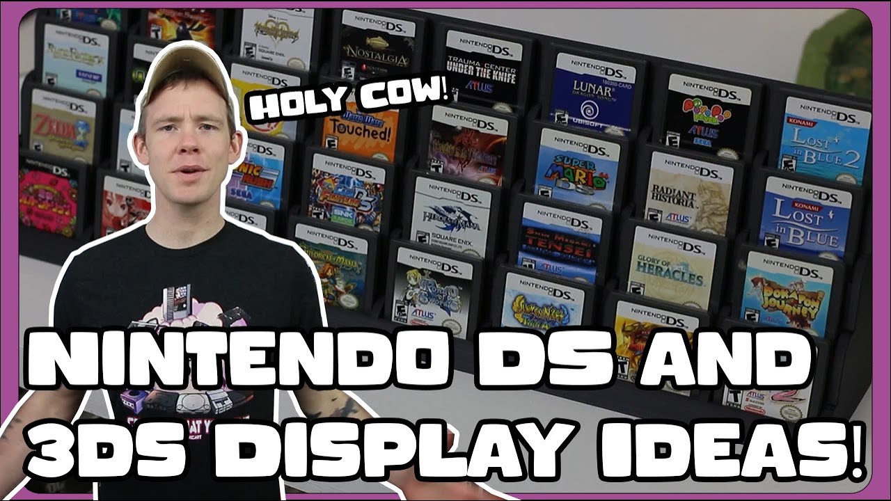 Nintendo DS and 3DS Display Ideas  for a game room or game collection ! Game Room Ideas