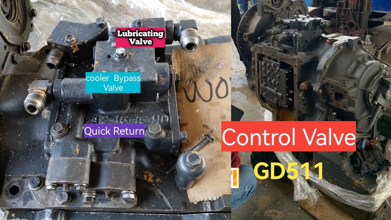 Cara kerja control valve transmisi Komatsu GD511