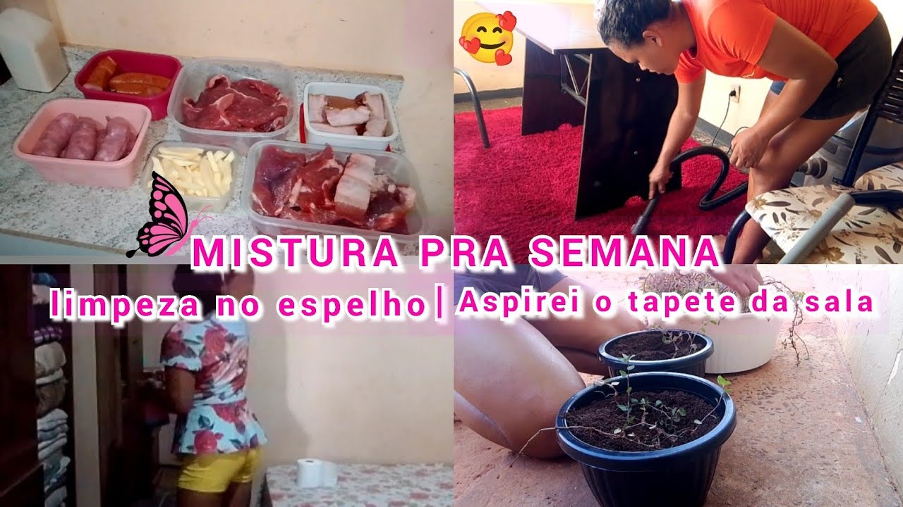 🌸DONA DE CASA EM AÇÃO || DIA PRODUTIVO || ASPIREI O TAPETE TAVA UM NOJO || MISTURA PRA SEMANA 
