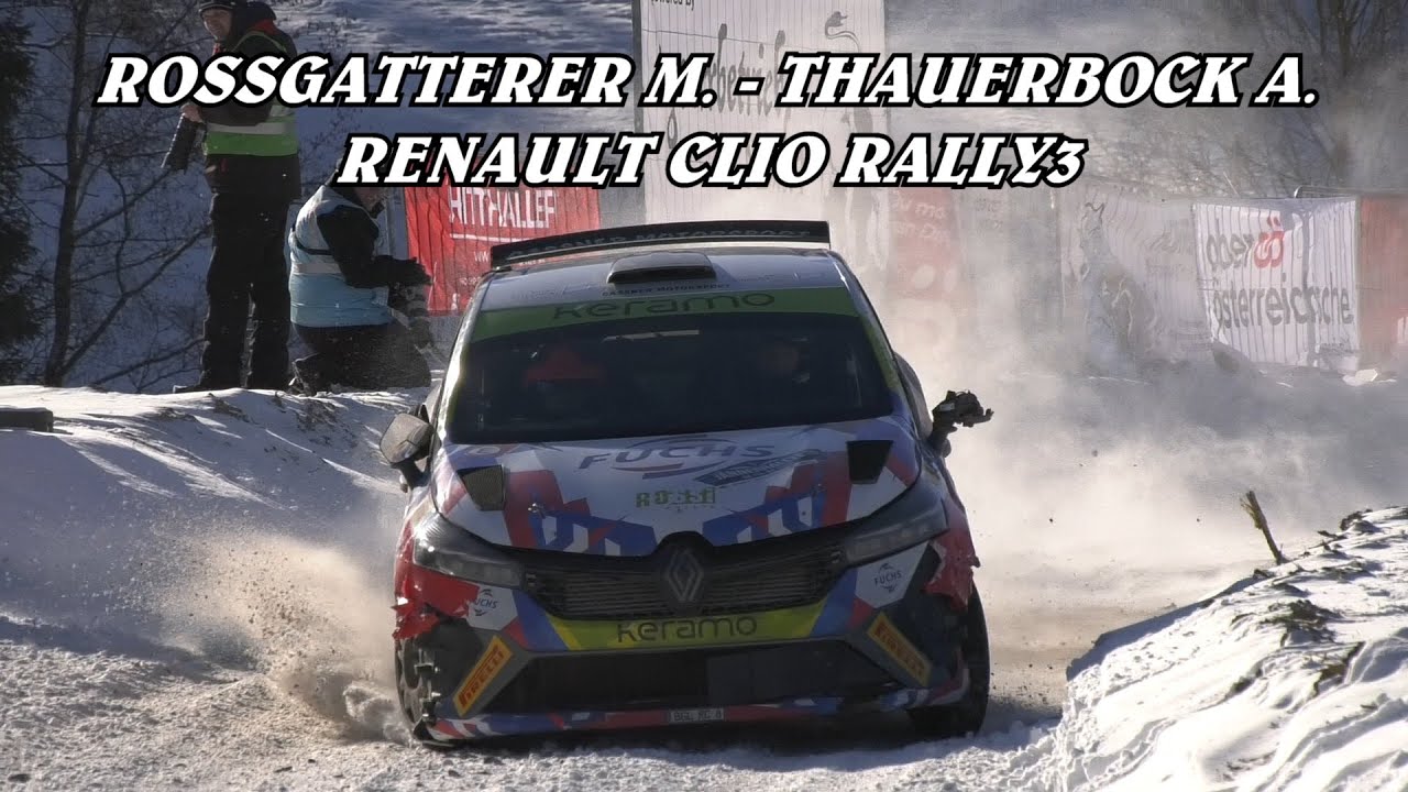 39°JANNERRALLYE 2026 | THE BEST | ROSSGATTERER M. - THAUERBOCK A. | RENAULT CLIO RALLY3 | BY BLVIDEO