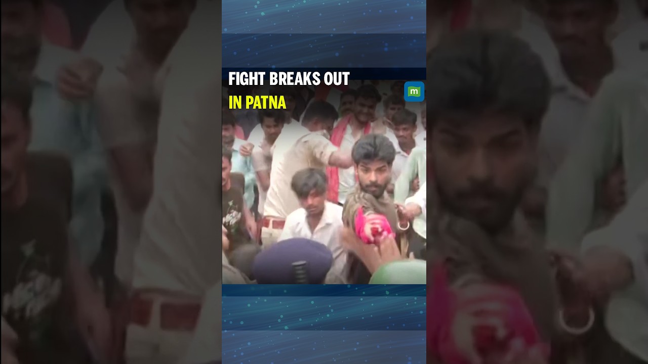 Scuffle Breaks Out Between Protesters and Police During Recruitment Protest in Patna