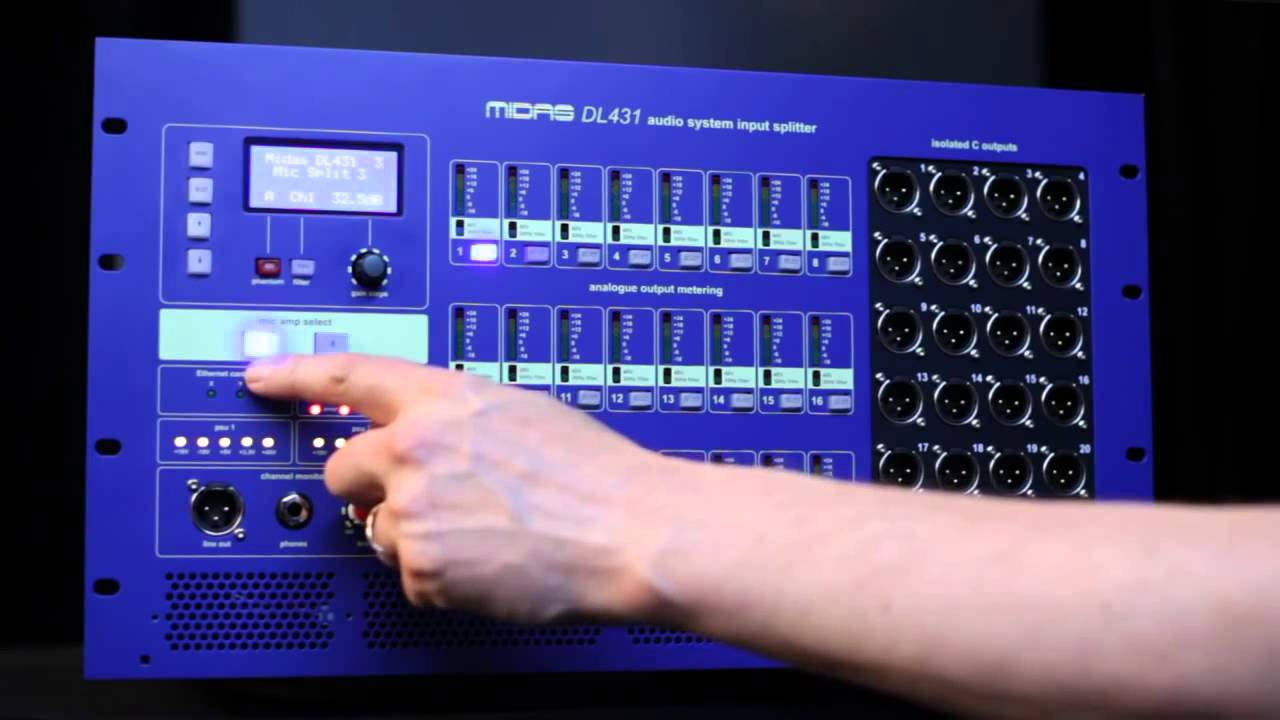 MIDAS Digital DL431 Input Splitter