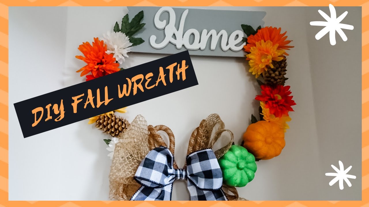 DIY DOLLARTREE FALL WREATH | Fall Craft box swap 2020