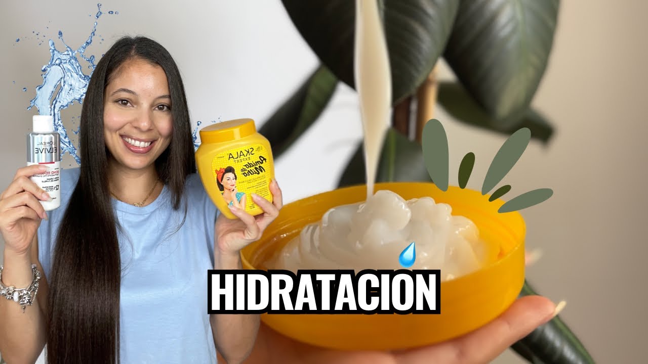 Mascarilla súper hidratante💦 No más cabello alisado reseco