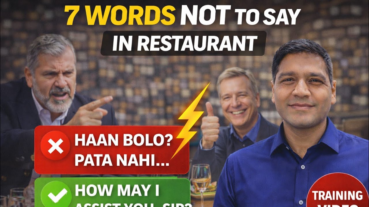 “Never Say These Words to Guests | Restaurant Training Tips”