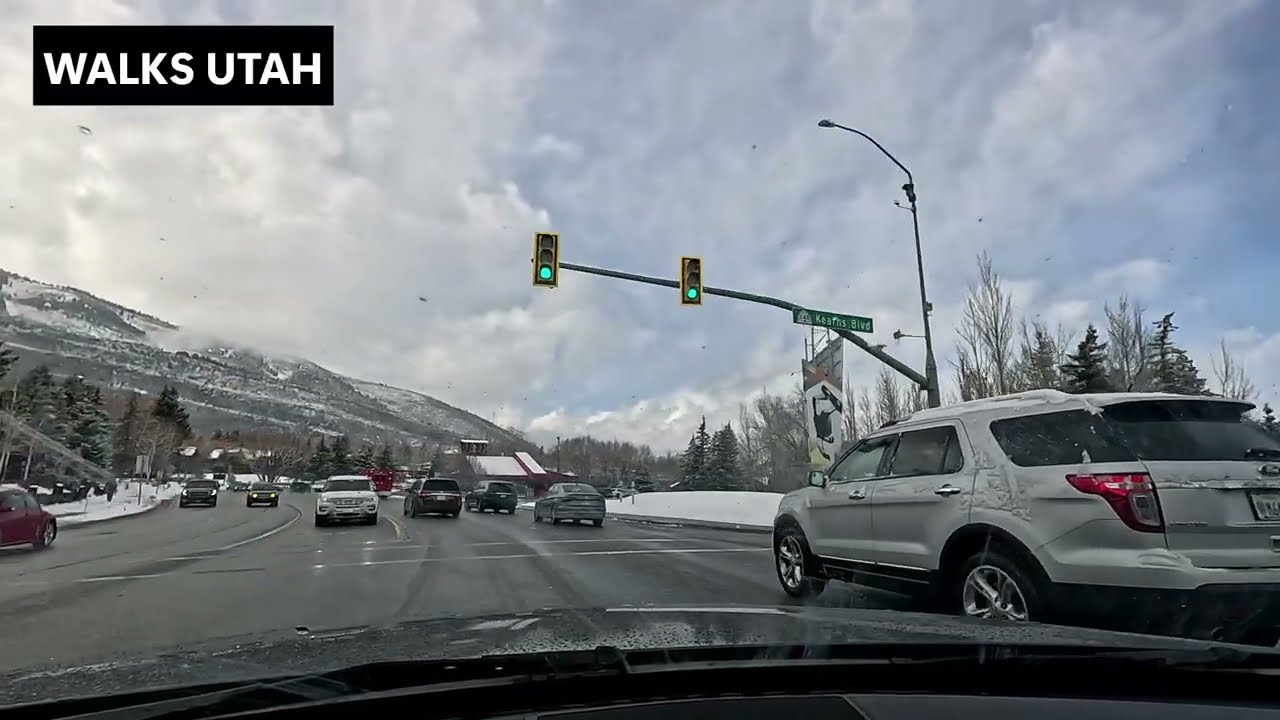 Driving From Park City To Salt Lake City