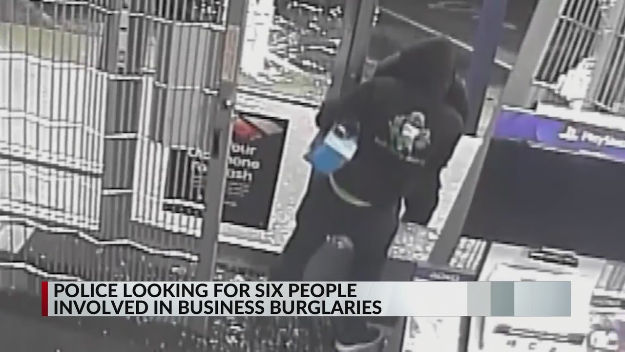 Burglars targeting businesses across Memphis caught on camera