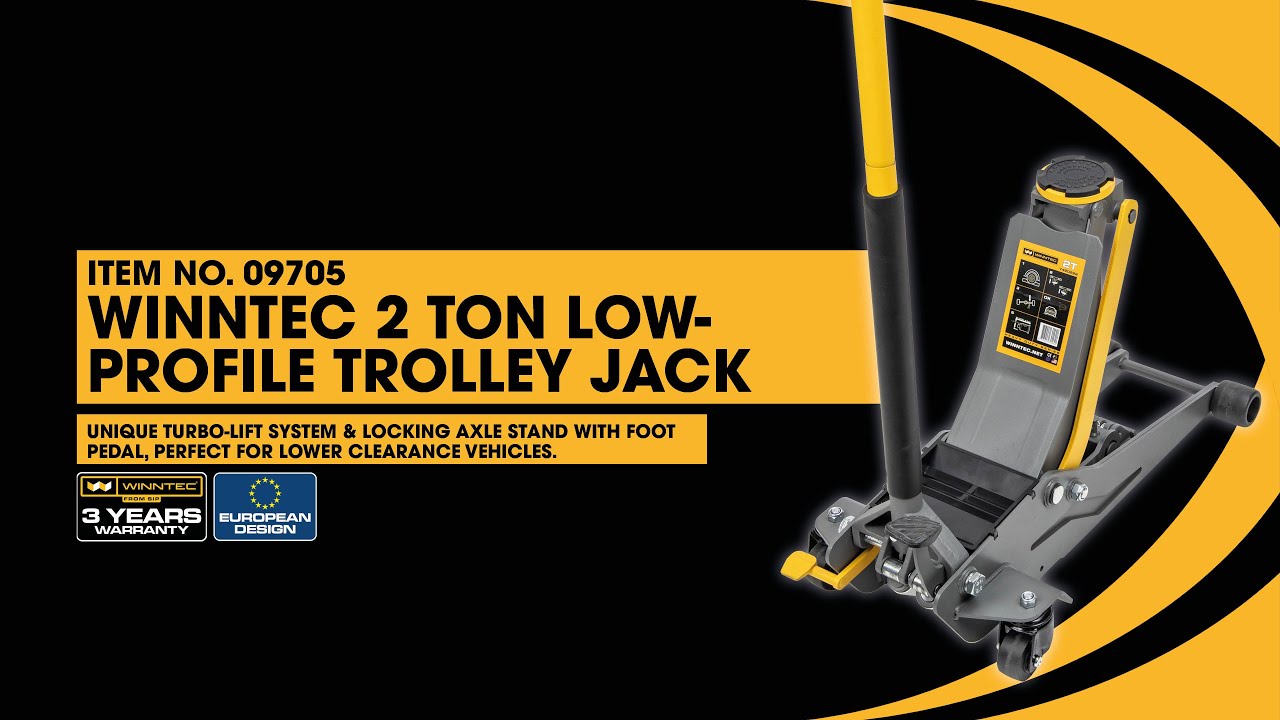 SIP | 09705 WINNTEC from SIP 2 TON Low-Profile Trolley Jack