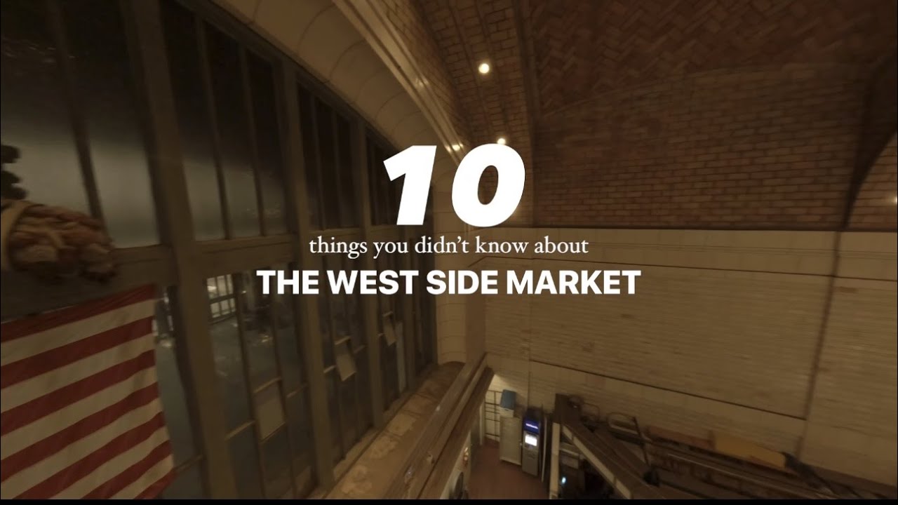 10 things you didn't know about the West Side Market in Cleveland, OH with @JonesDronesCle
