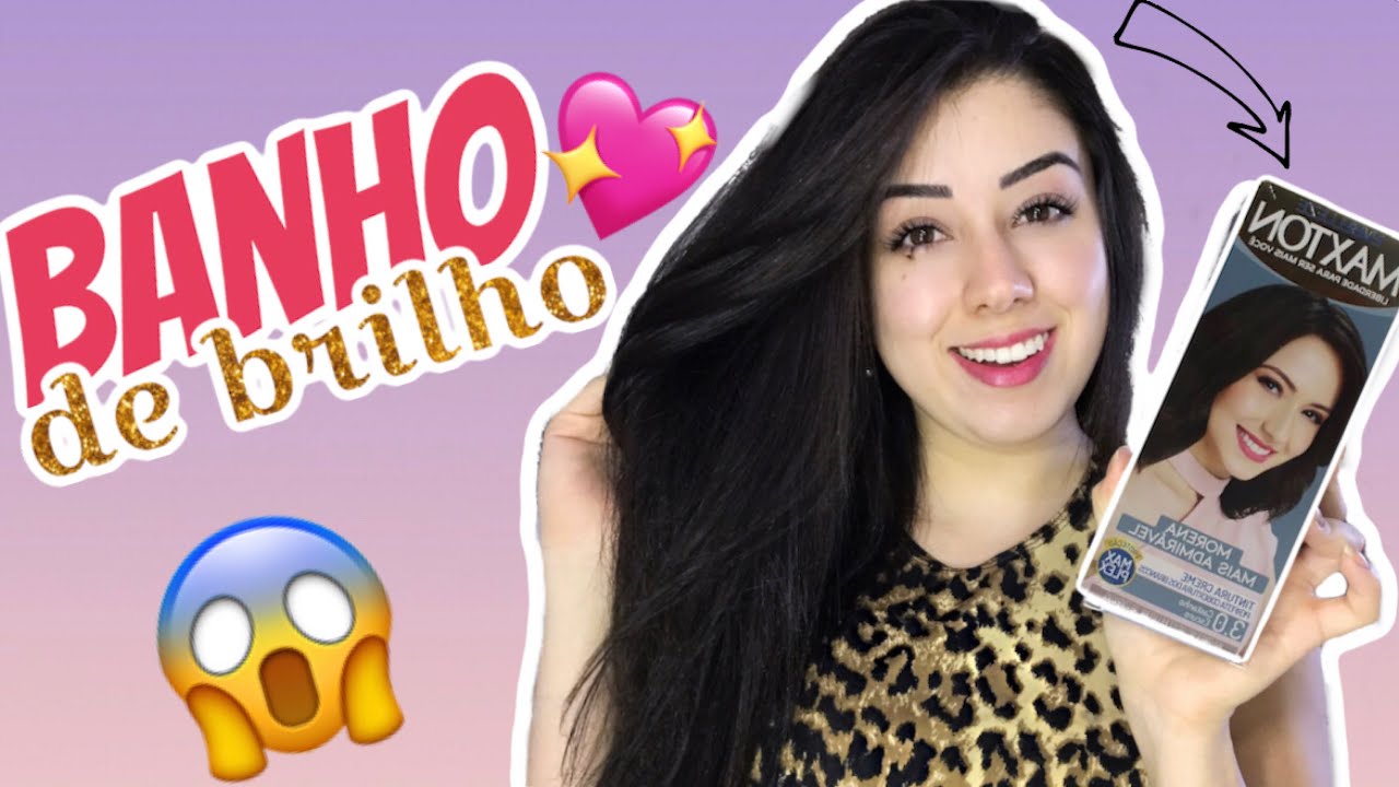 BANHO DE BRILHO COM MAXTON 3.0 CASTANHO ESCURO