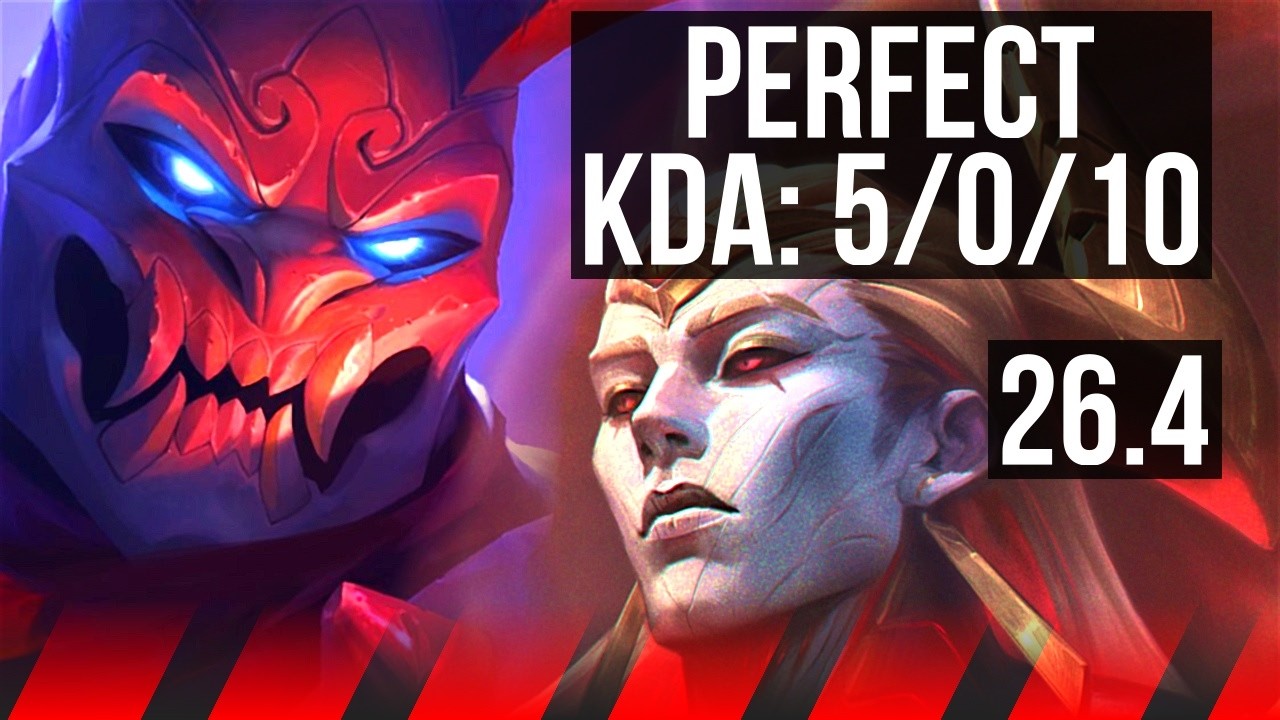 SHEN vs ZAAHEN (TOP) | Perfect KDA: 5/0/10 | NA Master | 26.4