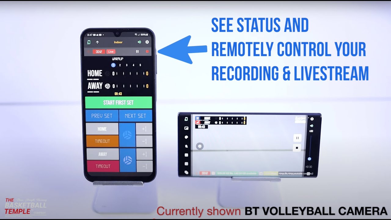 New Record & Livestream Bar in BT Controller - Highlight of the Week (Volleyball, Basketball,& more)