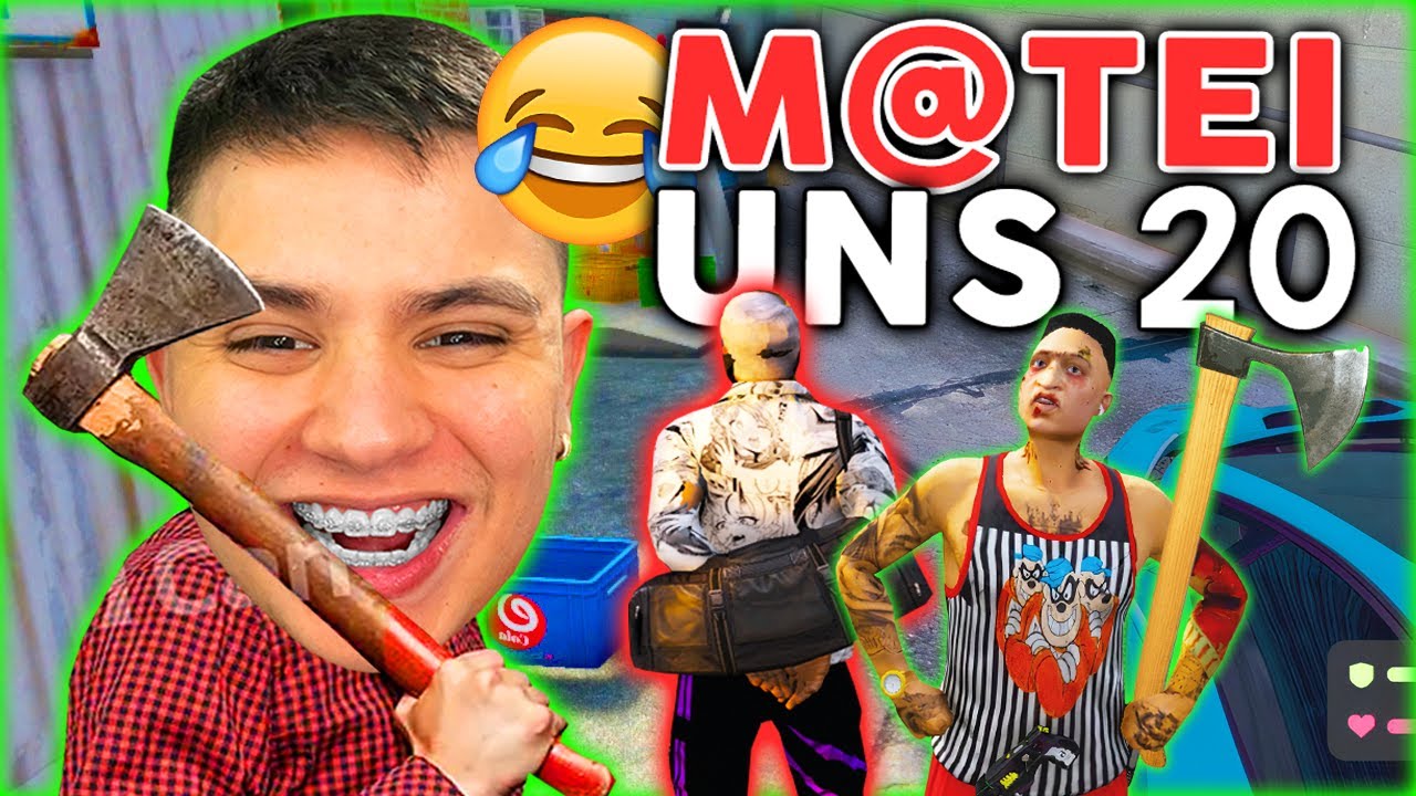 VINGUEI MAIS DE 10 BANDlDOS no GTA RP 😂 (Paulinho o LOKO)