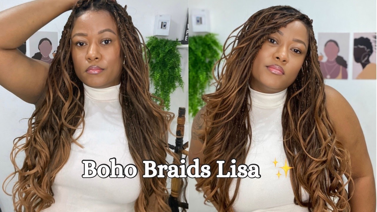 BOHO BRAIDS LISA PASSO A PASSO/SLIM BRAIDS