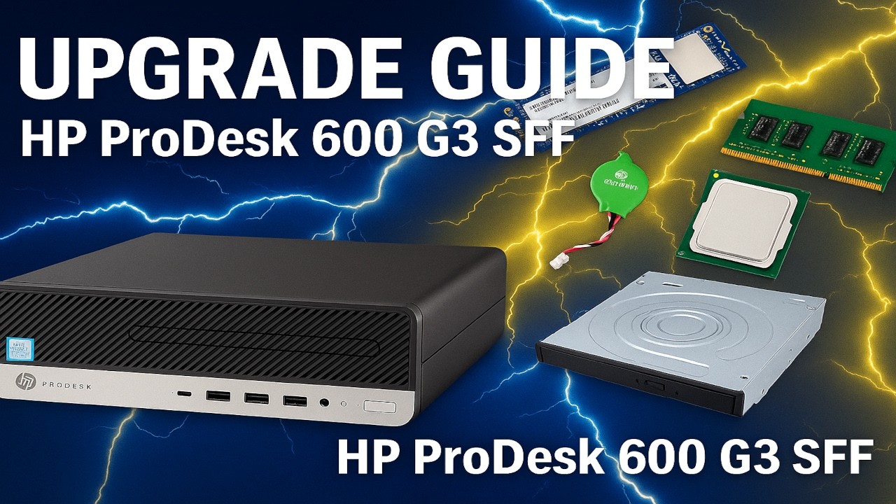 HP ProDesk 600 G3 SFF Complete Upgrade Guide | CPU, SSD, RAM Installation Tutorial