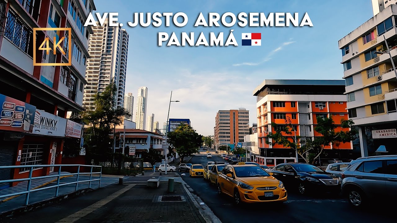 🟡 [4K] 🇵🇦 Así luce hoy la Avenida Justo Arosemena 🏙️ | Tour Urbano por Panamá Centro