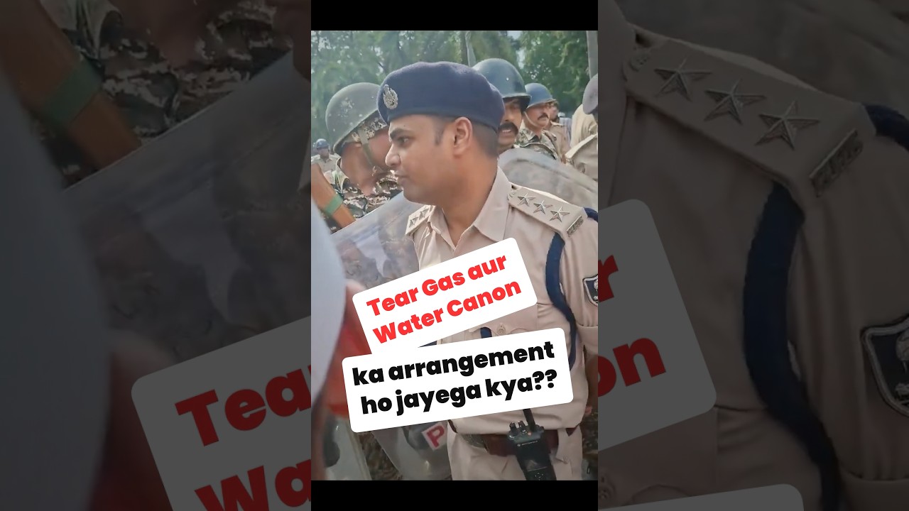 Patna Protests : Tear Gas, Water Cannons & a Viral 'Rain Dance' #cjpprotest #neetpaperleak