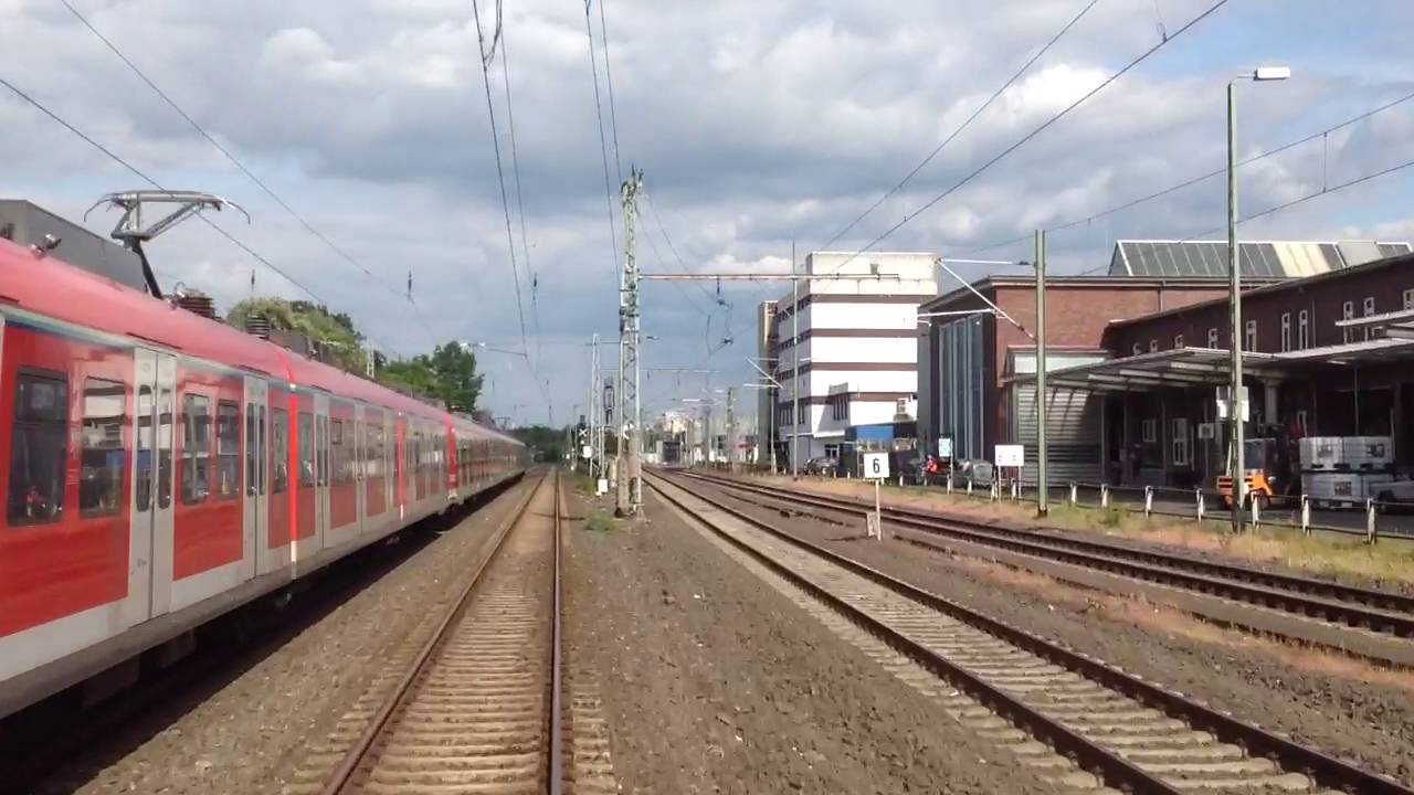 Führerstandsmitfahrt: Frankfurt-Höchst - Griesheim - Frankfurt Hbf