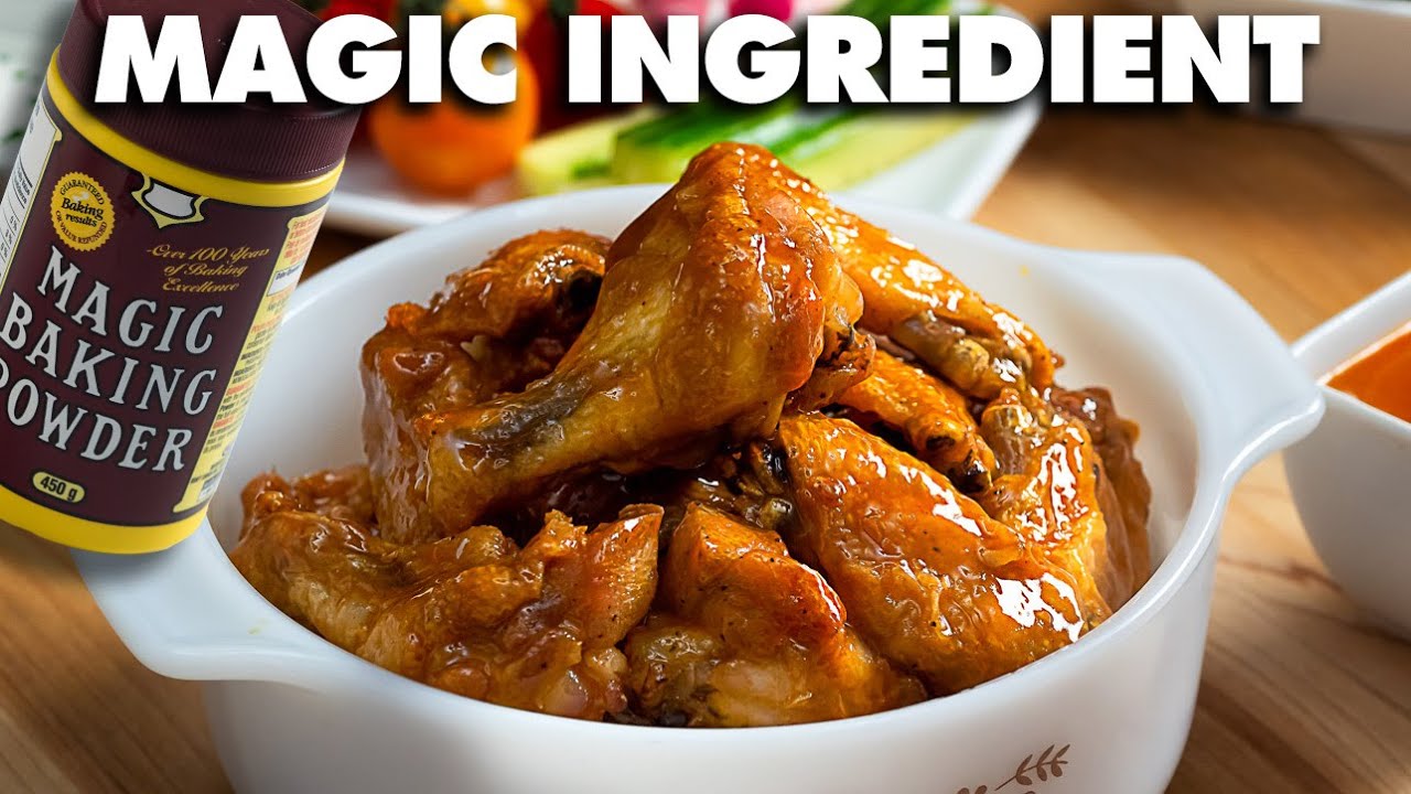 How to Make CRISPY Baked Chicken Wings with Buffalo Sauce