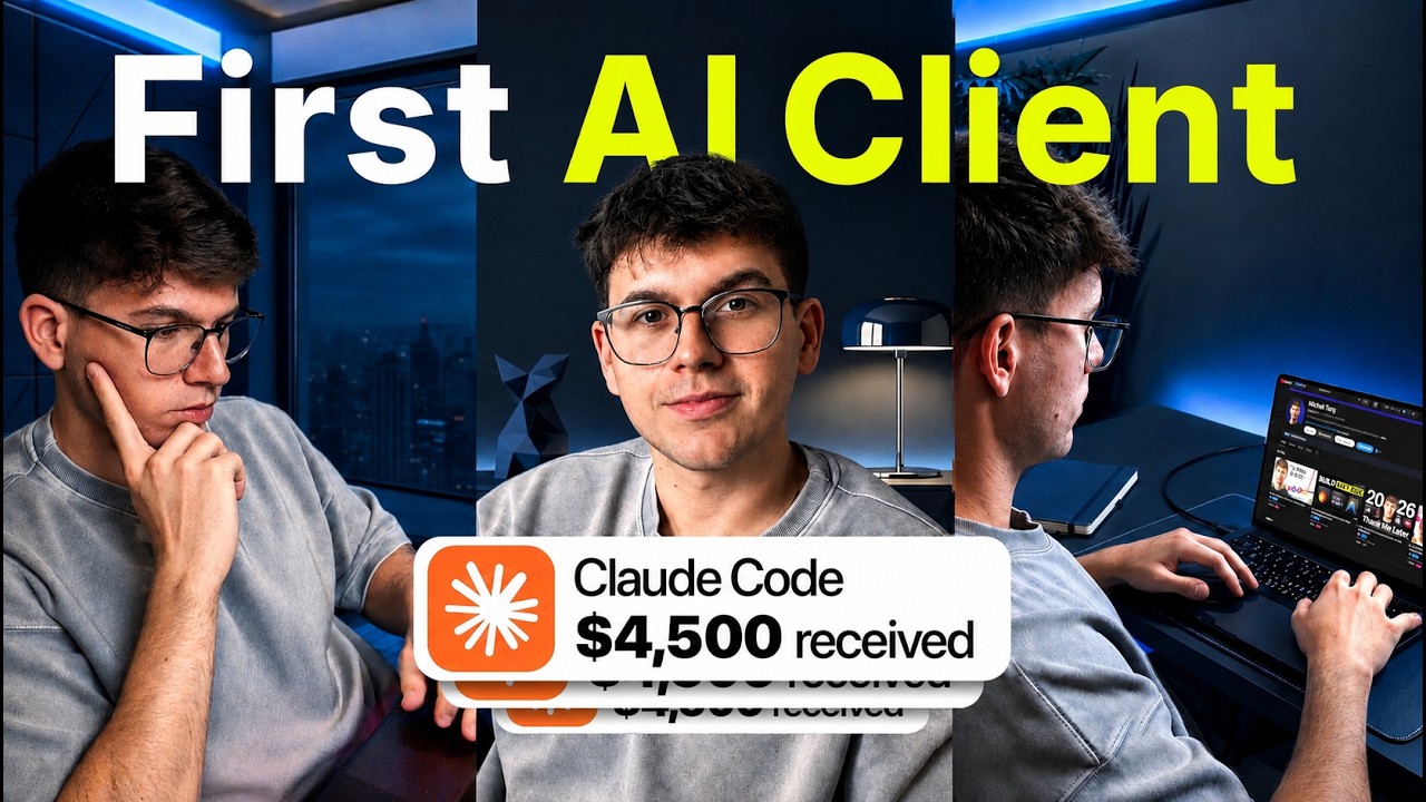 Как я нашел бы первого клиента для AI-агентства за 30 дней (просто повторите за мной)