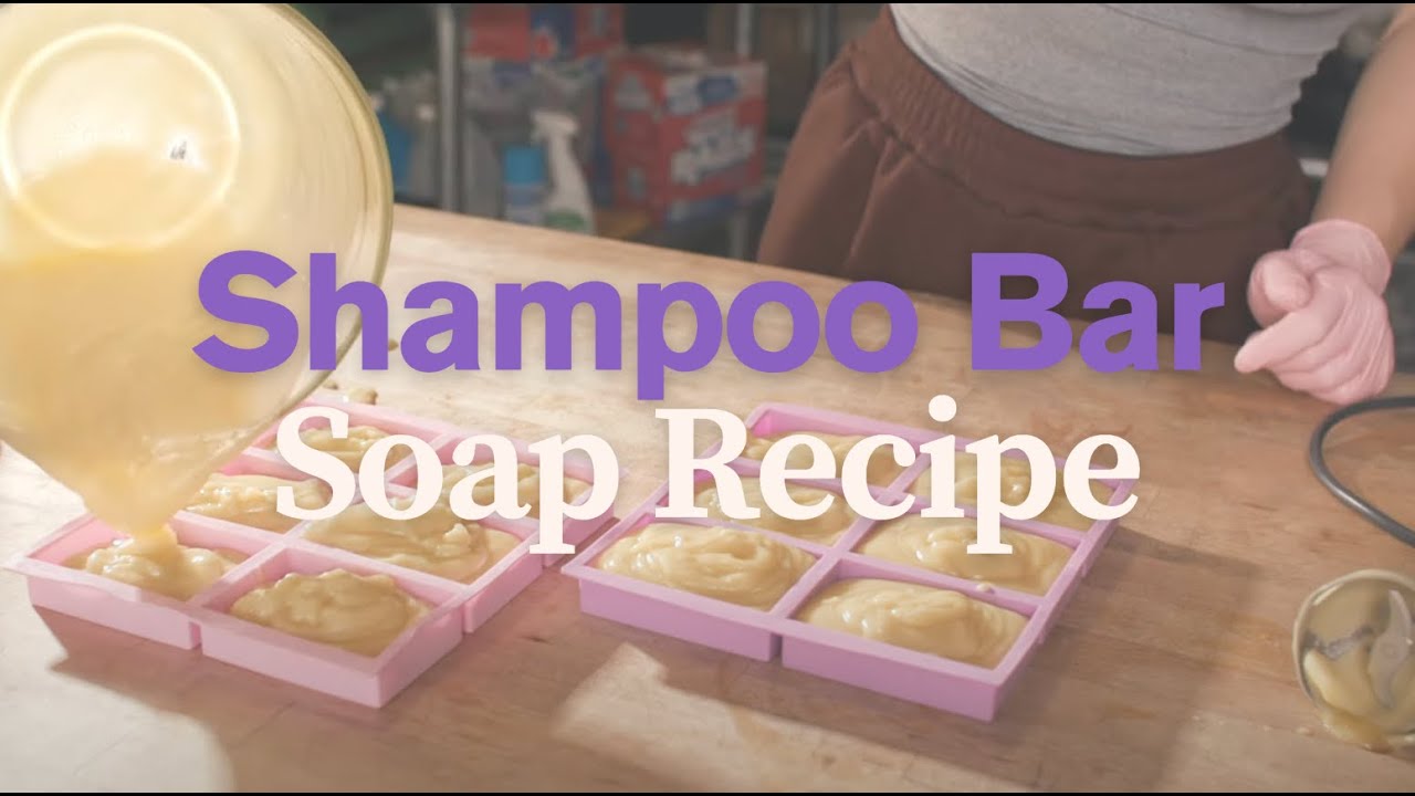 🌿 Ultimate DIY Shampoo Bar Recipe! 🌱 Super Moisturizing & All-Natural!