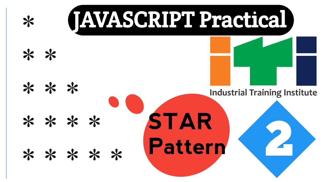 Javascript Program to Print Star Pattern | Part 2 | ITI COPA | by cgitiguruji