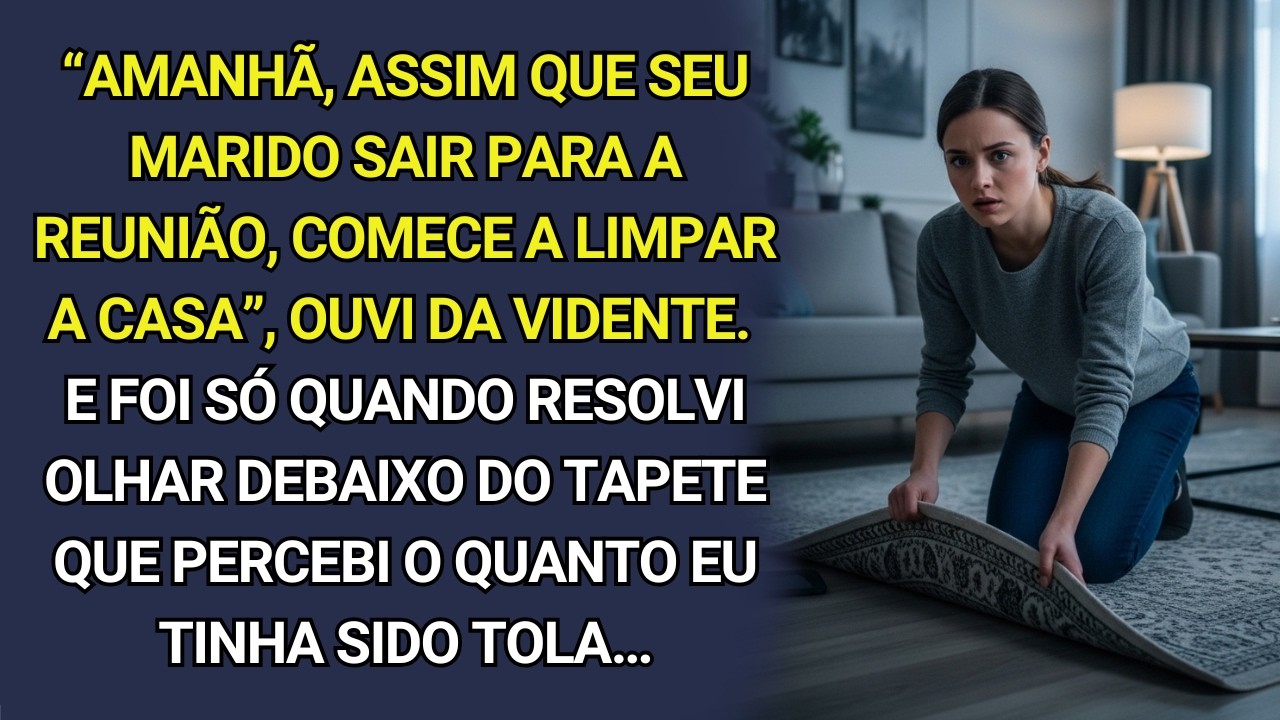 “Amanhã, assim que seu marido sair para a reunião, comece a arrumar a casa”, disse-me a cigana…