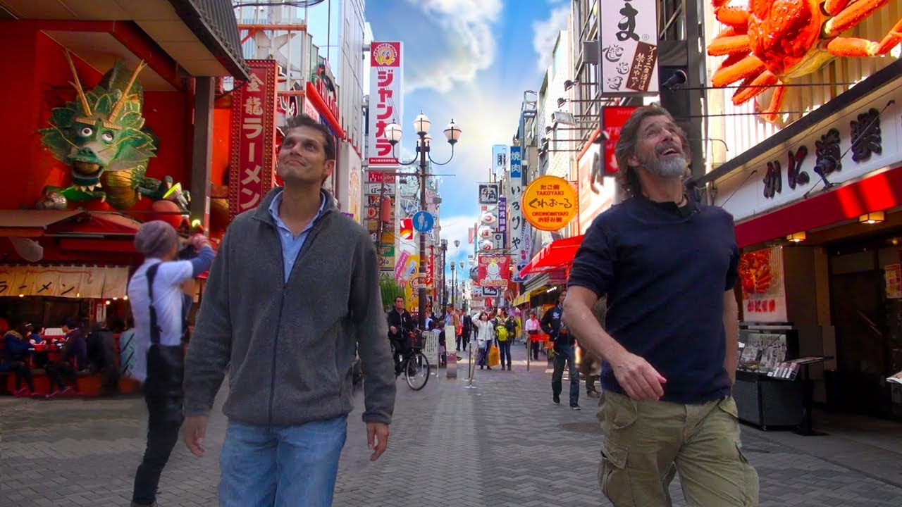Гид по уличной еде в Осаке: Dotonbori Osaka Dotonbori Eating Challenge