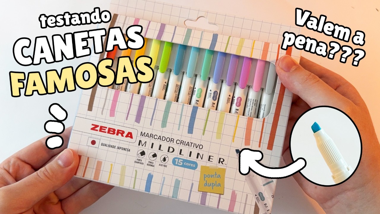 Testando Canetas VIRAIS das Redes Sociais - Ser&aacute; que Valem a Pena?