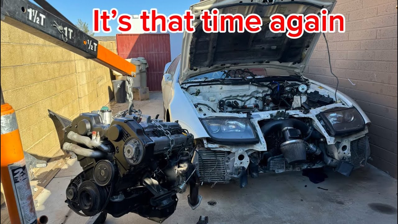 Z32 twin turbo engine going back in