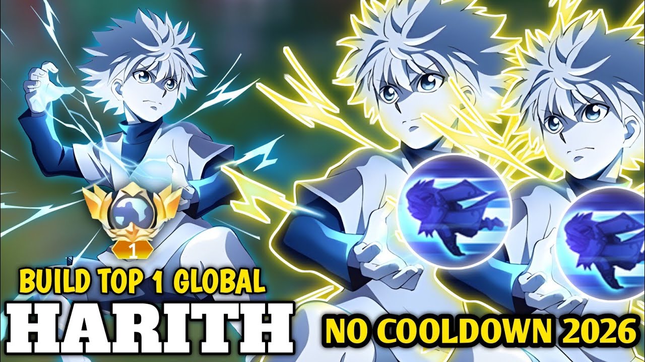 TOP 1 GLOBAL HARITH TUTORIAL NO COOLDOWN NEW META 2026 (AUTO KESIT) - MLBB