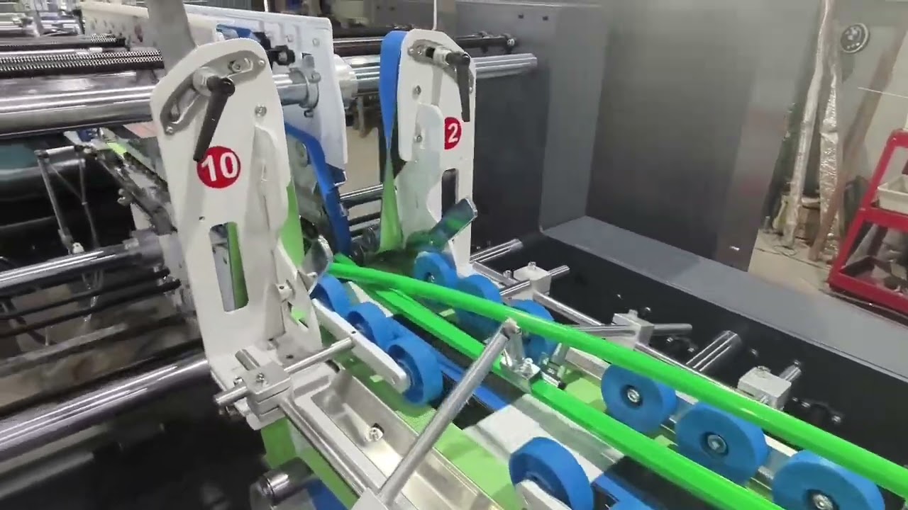 4 corner folder gluer machine 6 corner high speed box folding gluing machine