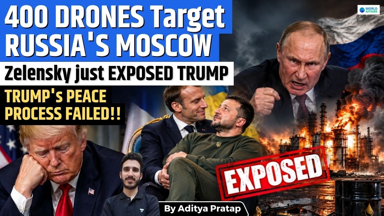 1600+ Drones Attack Russia! Moscow Targeted on Election Day | Ukraine-Russia War