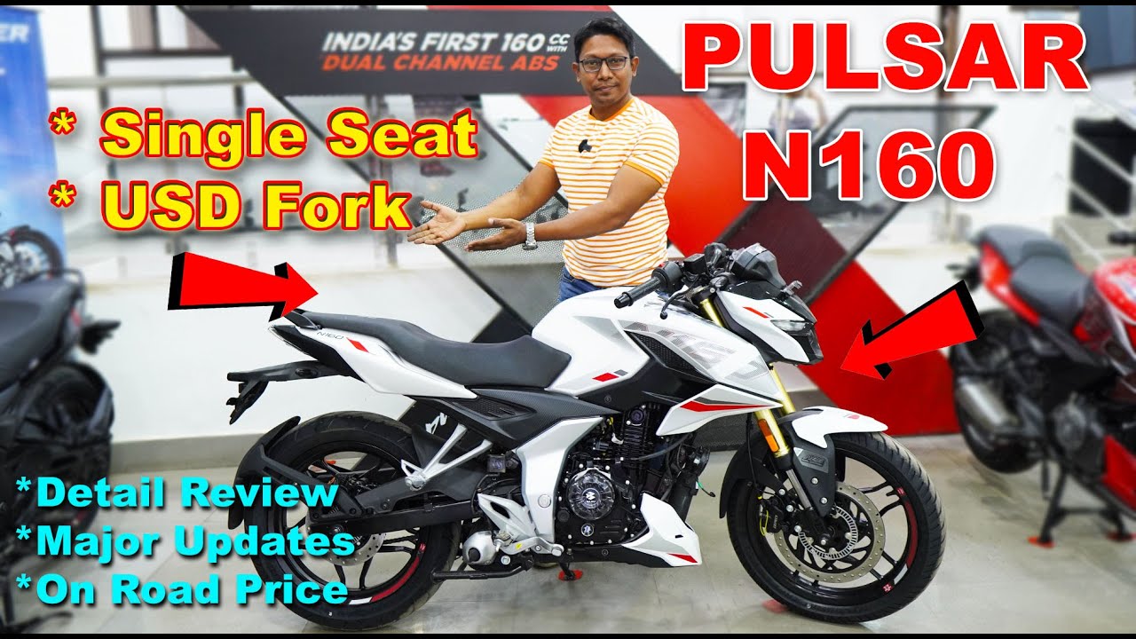 All New 2026 Pulsar N160 Single Seat, USD Suspension Detail Review On road price