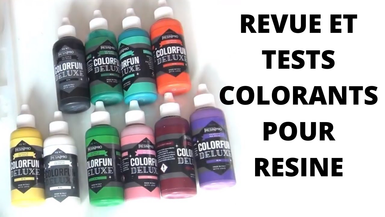 REVUE COLORFUN DELUXE RESINPRO COLORANT RESINE EPOXY