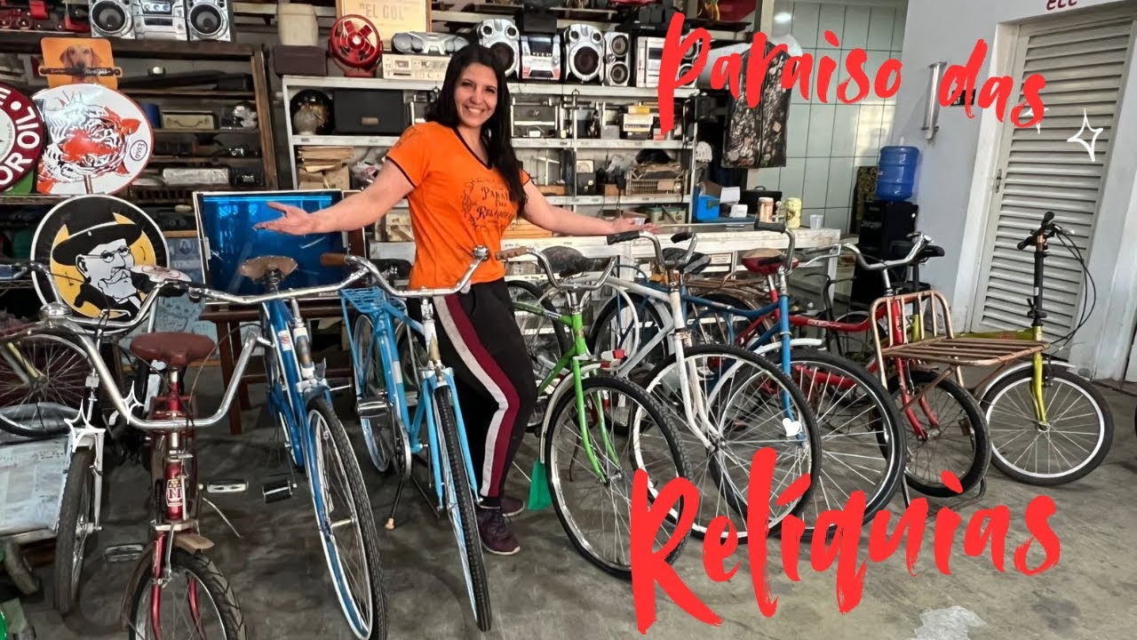Chegou muitas bicicletas Antigas aqui no Paraiso das Reliquias