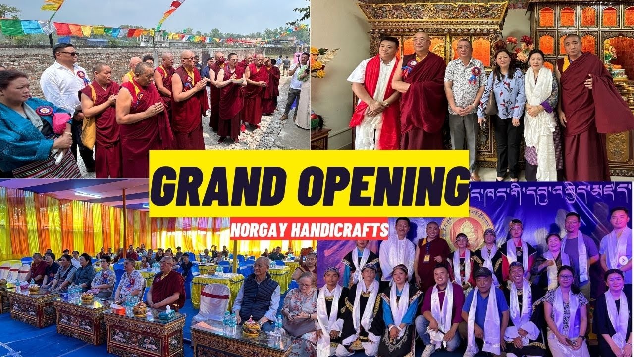 GRAND OPENING || NORGAY HANDICRAFTS || TIBETAN FURNITURE || TIBETAN VLOG || TIBETAN YOUTUBER 2023