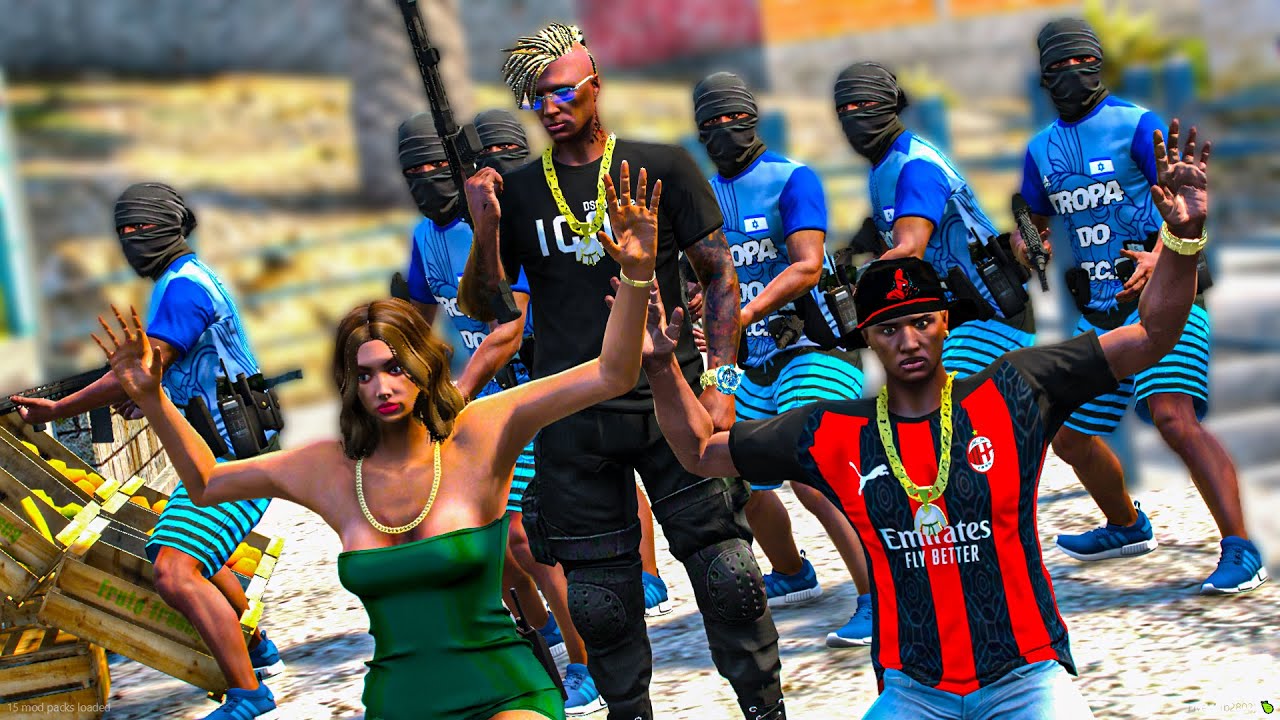 GTA VI: VIDA DO CRIME | DASCALICA PULOU PROS TCP E PEGOU OS AMIGO NA COVARDIA | EP#01