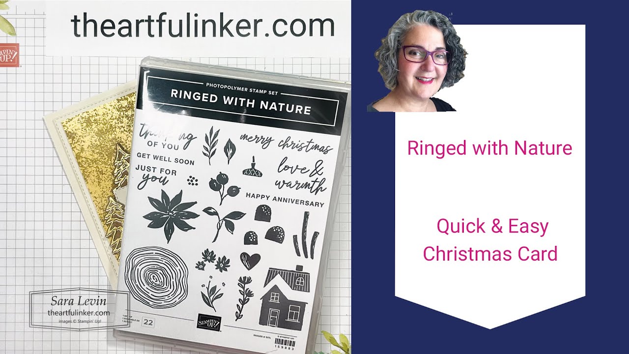 Ringed with Nature Quick and Easy Christmas Card
