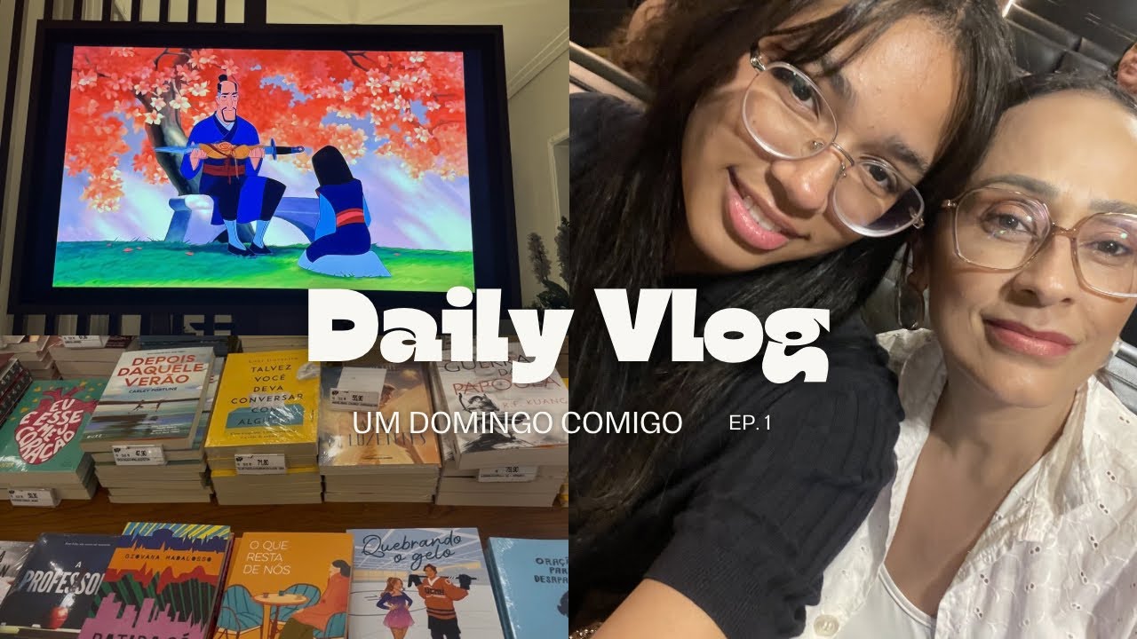 daily vlog (ﾉ´ヮ´)ﾉ*: ･ﾟ | shopping, livros, comidas