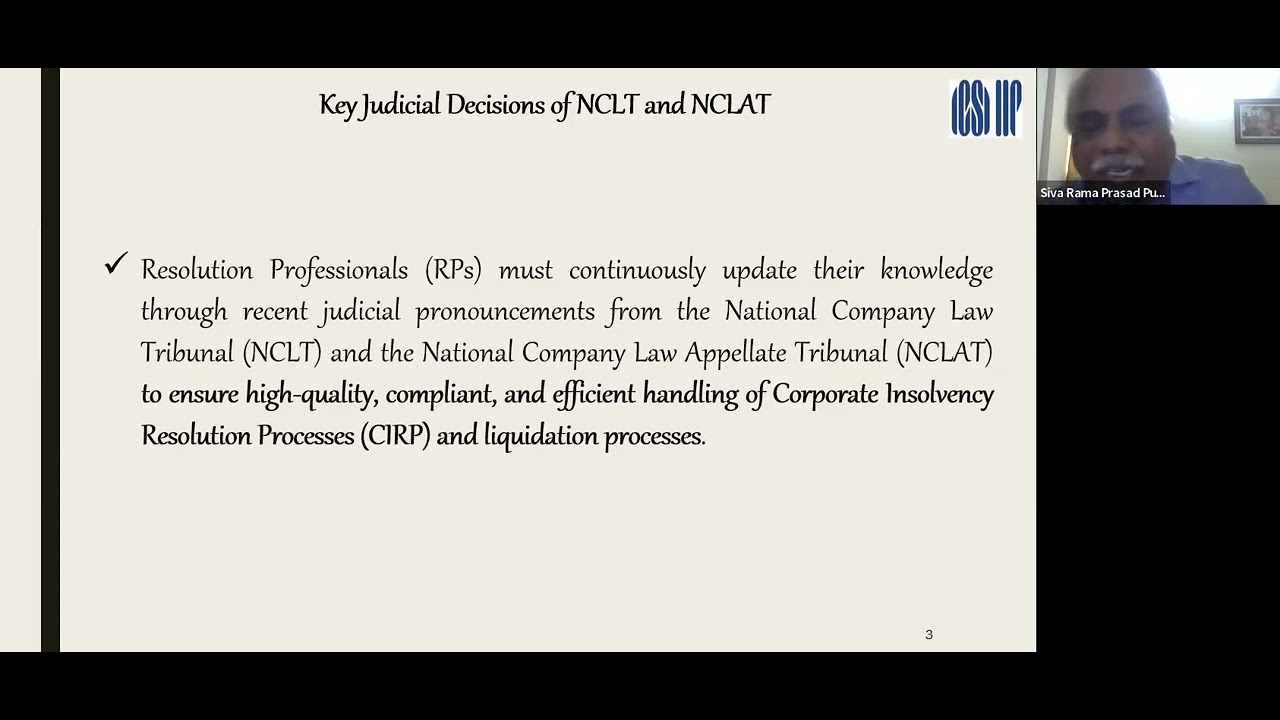Perspectives on IBC - An Array (Series - XXI) | Key Judicial Decisions of NCLT and NCLAT