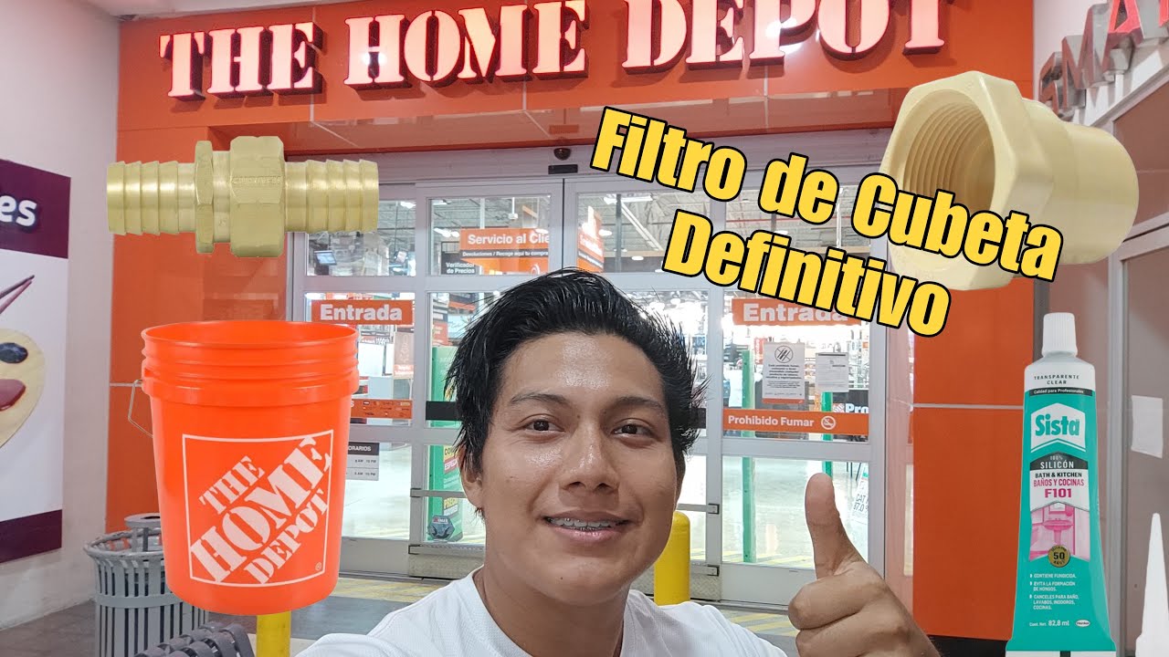 FILTRO de CUBETA - Materiales y TIPS - Blogueando en HOME DEPOT XD