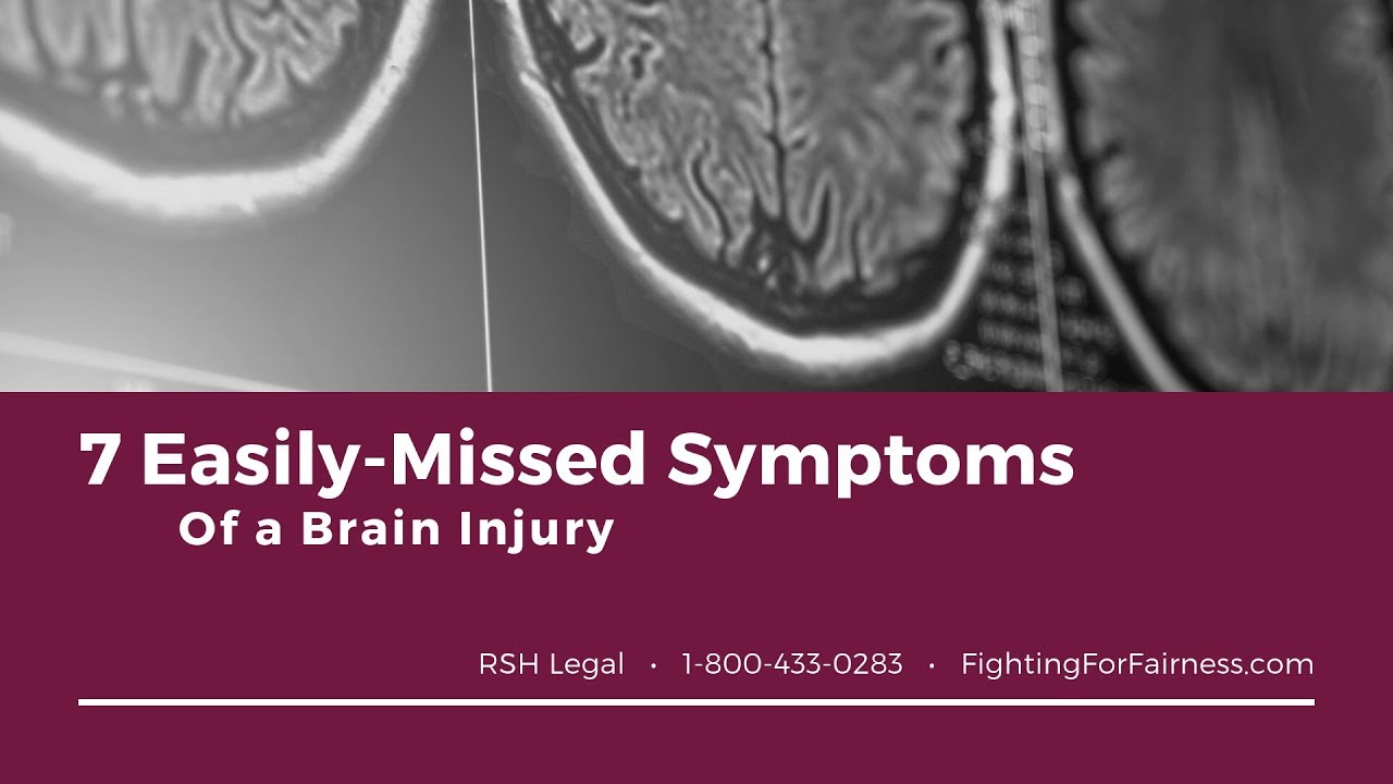 7 Easily-Missed Symptoms of a Brain Injury