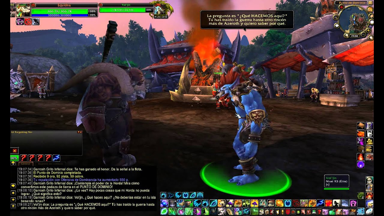 Garrosh y Voljin Llegan a Pandaria WoW 5.1 Landfall Español Latino