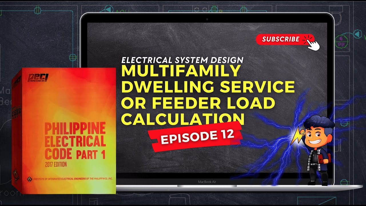 Electrical System Design E12 - Multifamily Dwelling Service or Feeder Load Calculation (tagalog)